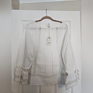 Pomegranate By Lucky Brand White Women's Top